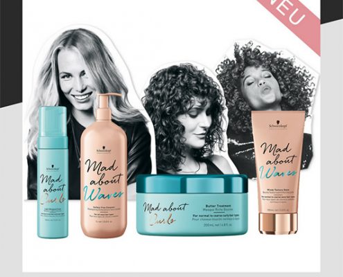 Mad about Waves range of hair products