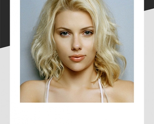 Scarlette Johansson blonde hair