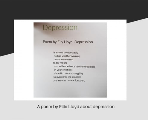 A poem by Ellie Lloyd about depression