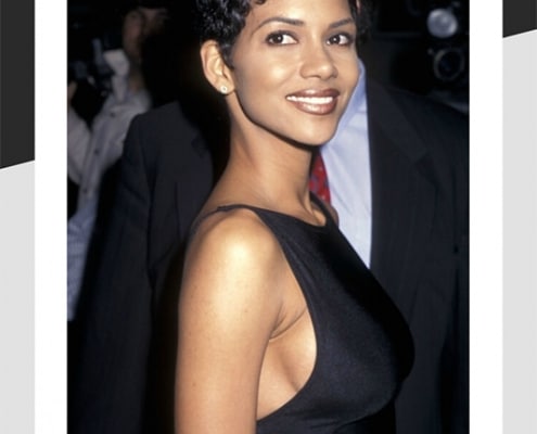 Halle Berry cropped hair 2000