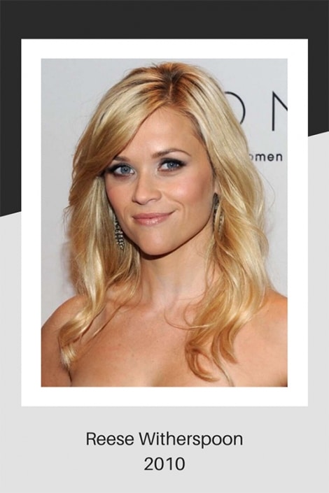 Reece Witherspoon hair in 2010