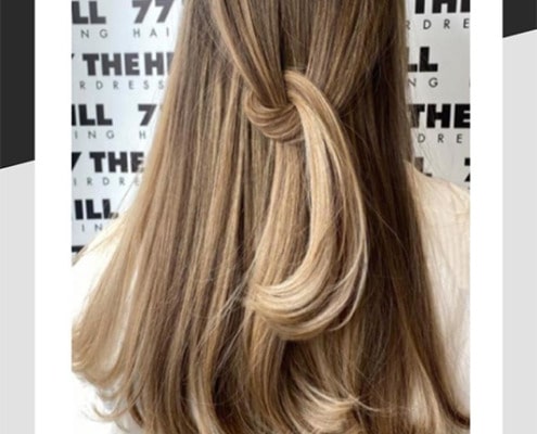 A beautiful hair knot