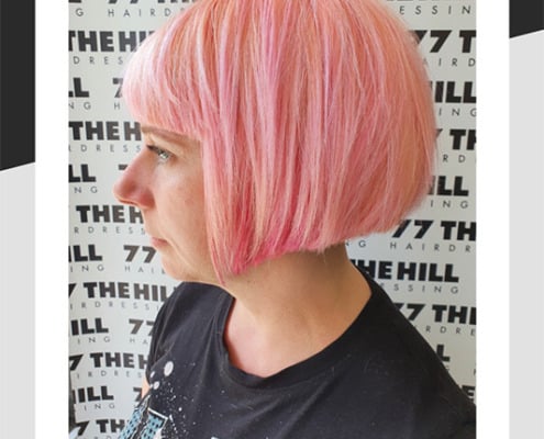 Candyfloss hair colouring for summer