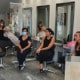 Training new techniques to our salon staff