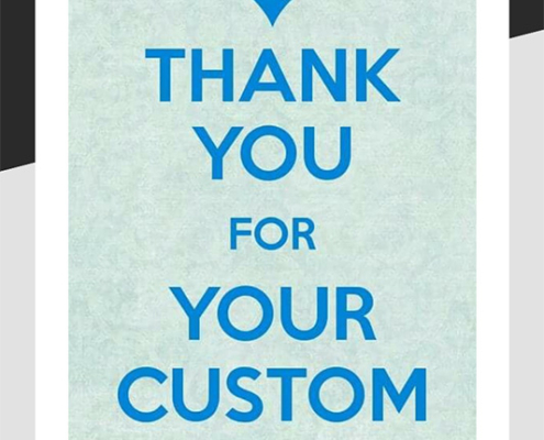 Thank you to our customers