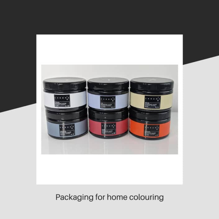 Packaging for our new colouring range