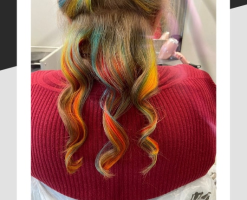 Vibrant new hair colouring
