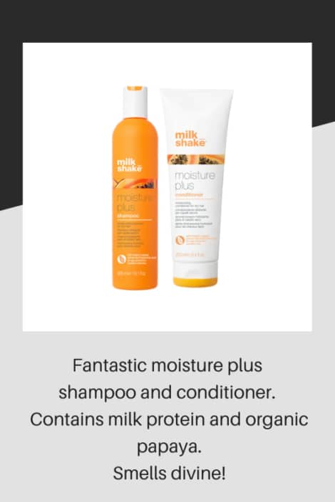 Milkshake shampoo and hair conditioner