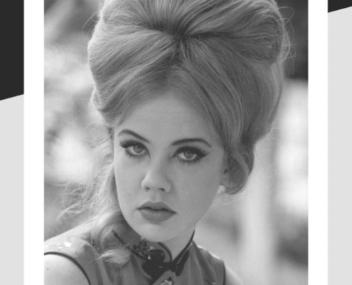 Famous bouffant hair style