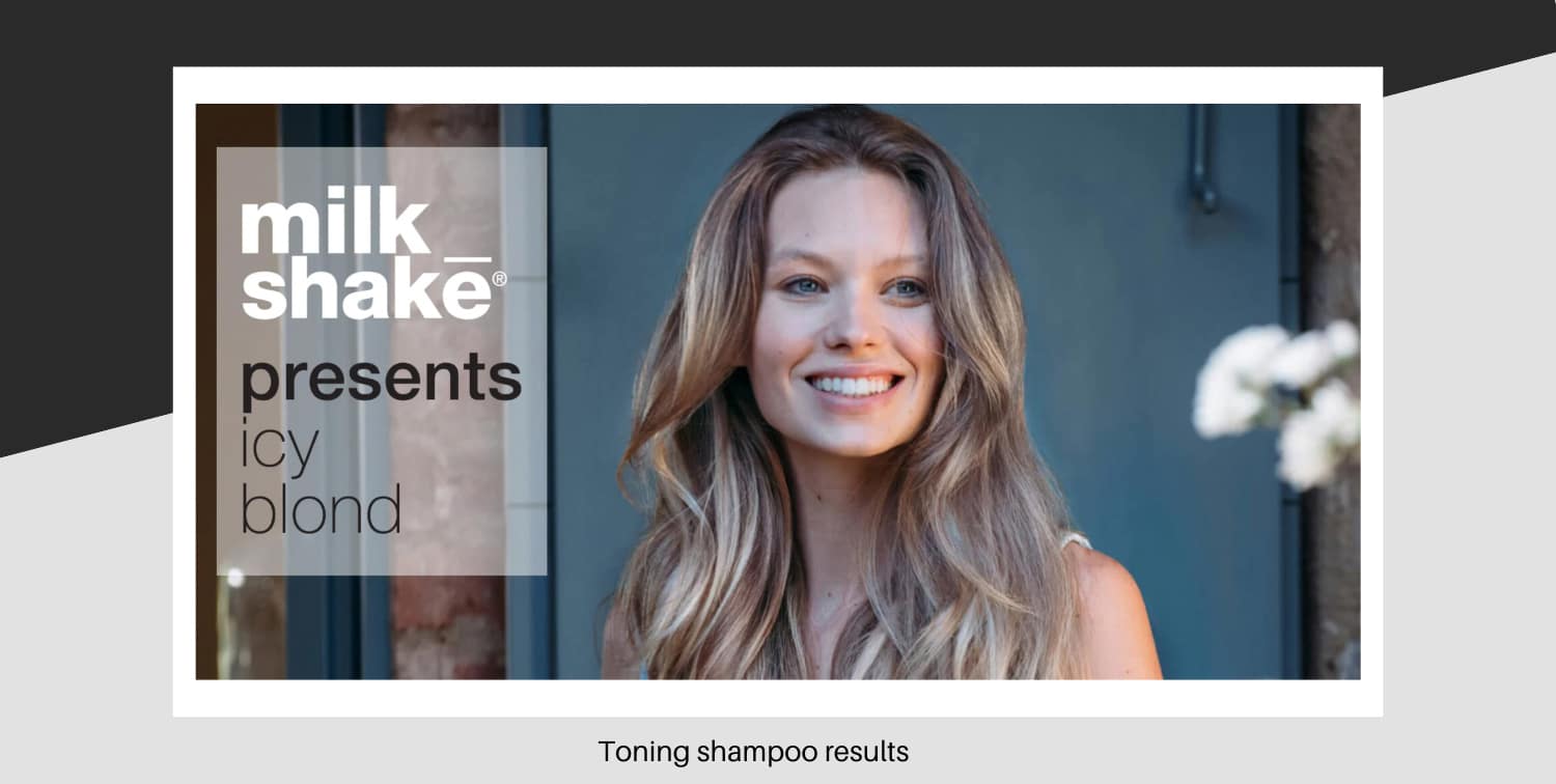 Wonderful results from toning shampoo by Milkshake