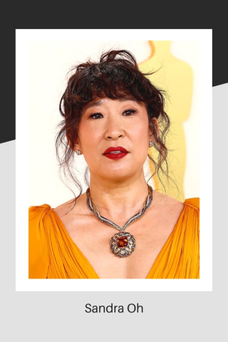 Sandra Oh at the 2023 Oscars