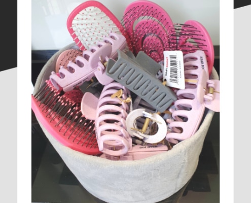 Eco friendly hairbrushes and clips