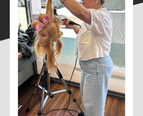 Senior hair stylist training