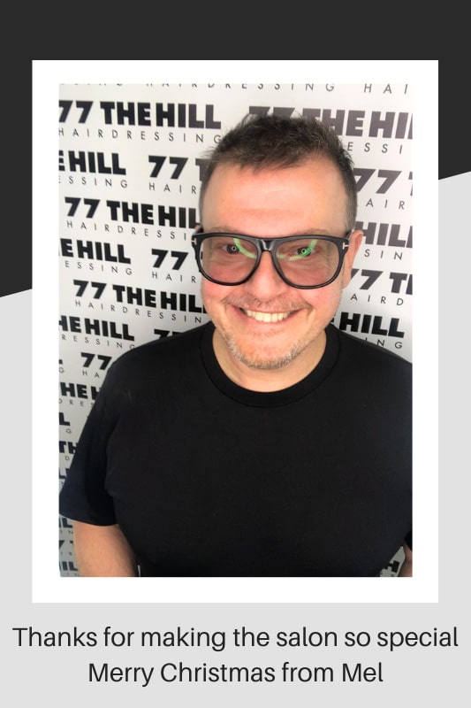 Merry Christmas from Mel, our salon owner