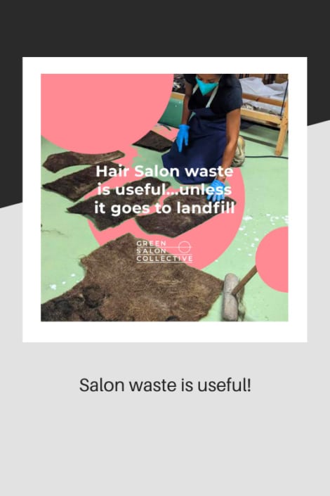 How salon waste can be recycled