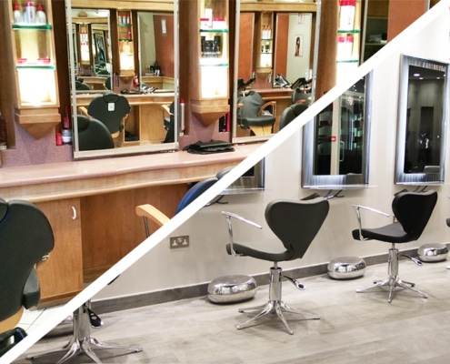 Ten years on after our salon refit