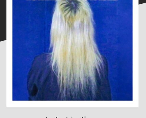 Hairdressing meme about long hair needing a cut