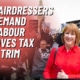 Hairdressers protesting at Labour's tax increments