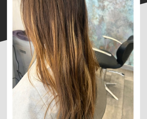 Before the hair transformation by Eleni