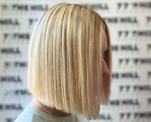 Professional hair lightening at 77 The Hill