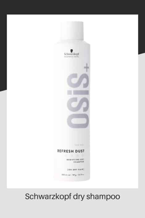 Schwarzkopf dry shampoo 'refresh dust' product